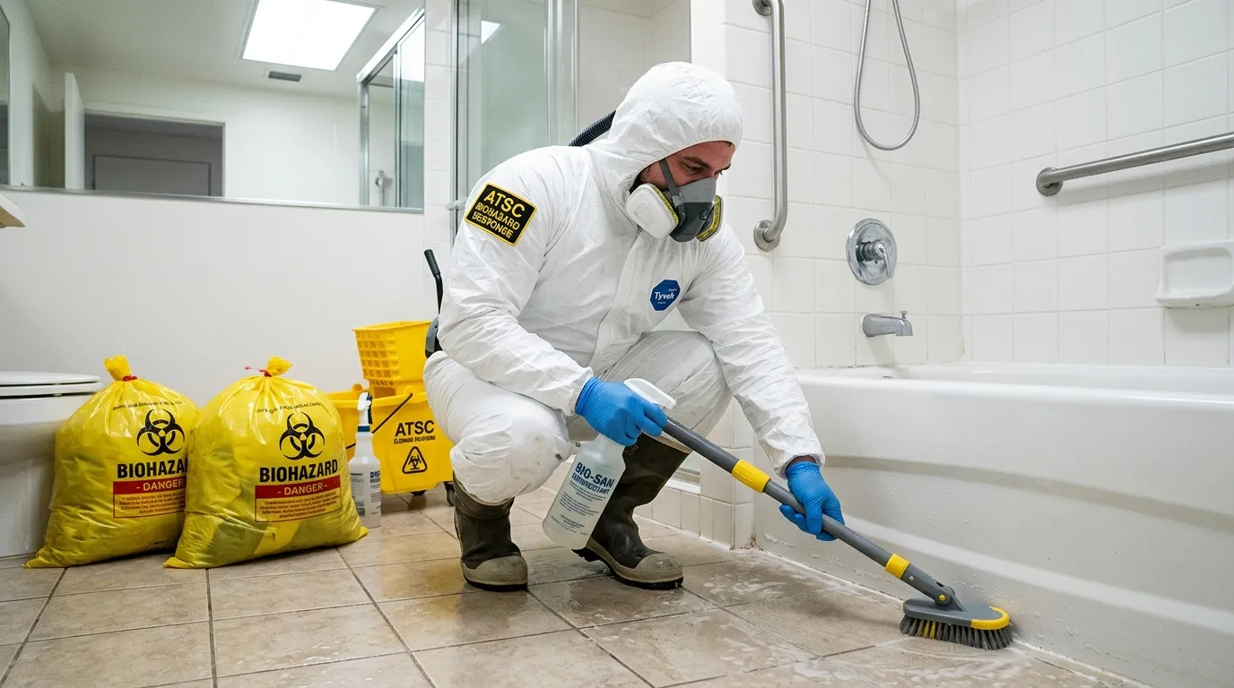 Decontamination equipment deployed for Blood Cleanup in Hanson